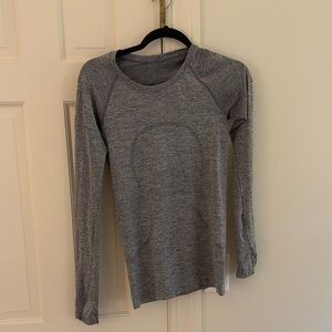 Gray Lululemon longsleeve top